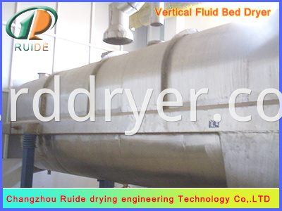 Edible sugar vibrating fluid bed dryer